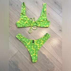 Urban Outfitters Vibrant Floral Bikini